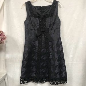 Anna Sui Black/Subtle Purple Thread Detail, Lace 9